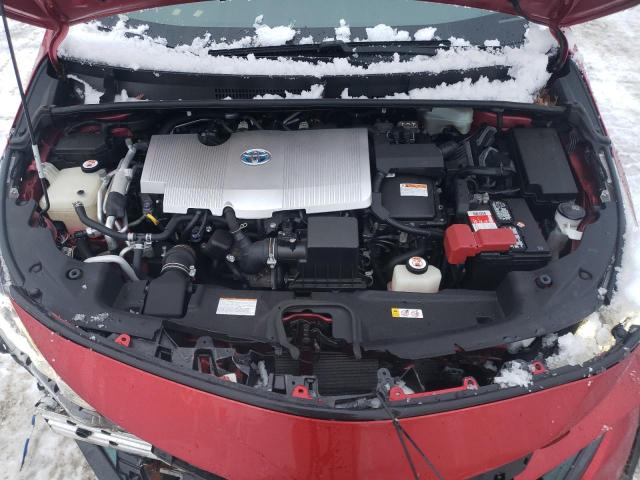 JTDKARFP1H3012375 - 2017 TOYOTA PRIUS PRIM 红色 照片 11