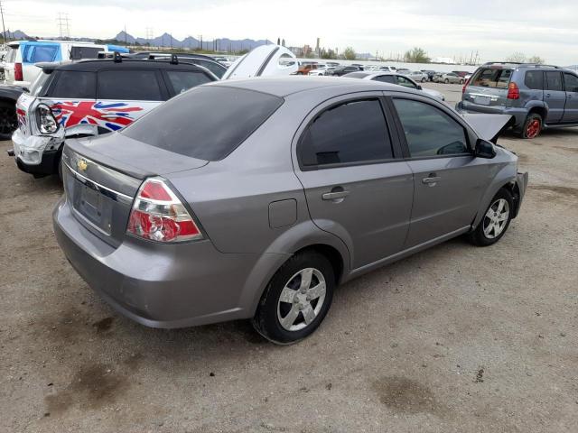 KL1TD5DEXAB119093 - 2010 CHEVROLET AVEO LS SILVER photo 3