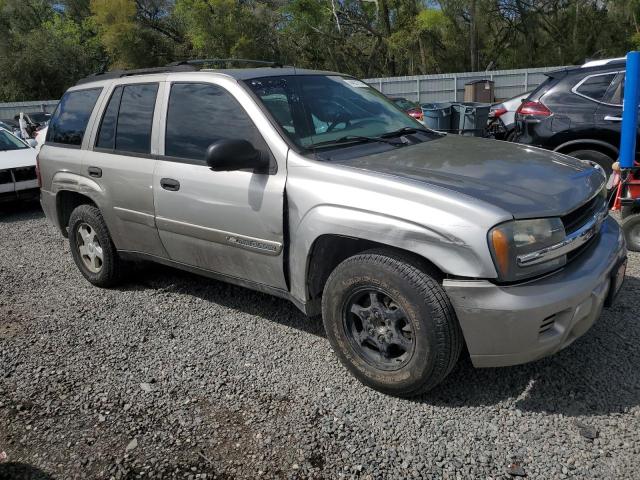 1GNDS13S222509309 - 2002 CHEVROLET TRAILBLAZE BEIGE photo 4