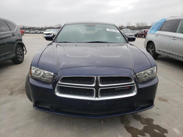 2C3CDXBG3EH191554 - 2014 DODGE CHARGER SE BLUE photo 5