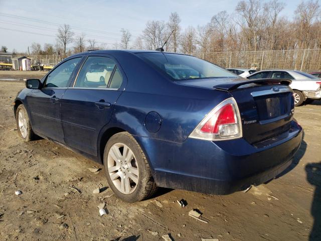 3FAHP02157R153655 - 2007 FORD FUSION SEL BLUE photo 2