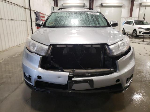 5TDJKRFH3GS243342 - 2016 TOYOTA HIGHLANDER XLE SILVER photo 5