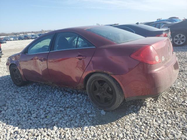 1G2ZG57B484243407 - 2008 PONTIAC G6 BASE MAROON photo 2