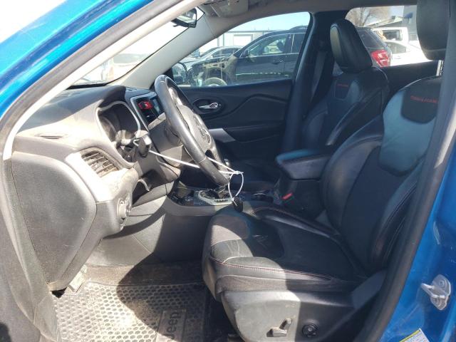 1C4PJMBB6JD571780 - 2018 JEEP CHEROKEE TRAILHAWK BLUE photo 7
