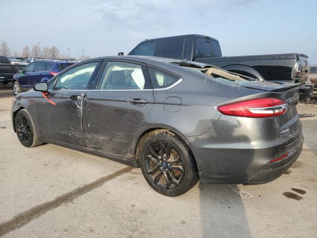 3FA6P0HD6KR163922 - 2019 FORD FUSION SE GRAY photo 2