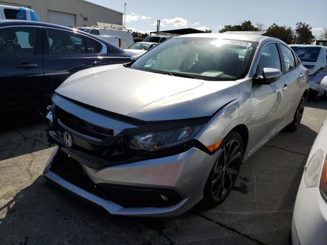 2HGFC2F85MH552784 - 2021 HONDA CIVIC SPORT 银色 照片 1