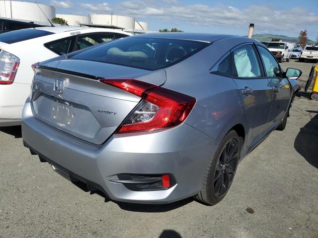 2HGFC2F85MH552784 - 2021 HONDA CIVIC SPORT 银色 照片 3