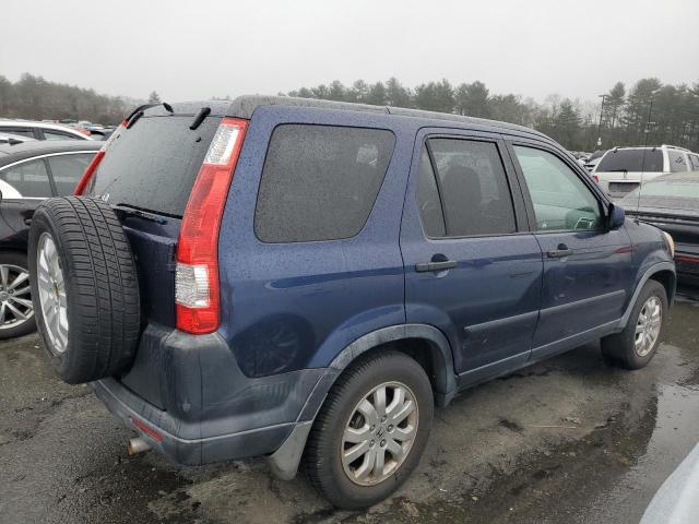 JHLRD788X6C020409 - 2006 HONDA CR-V EX BLUE photo 3