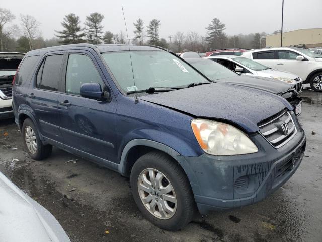 JHLRD788X6C020409 - 2006 HONDA CR-V EX BLUE photo 4