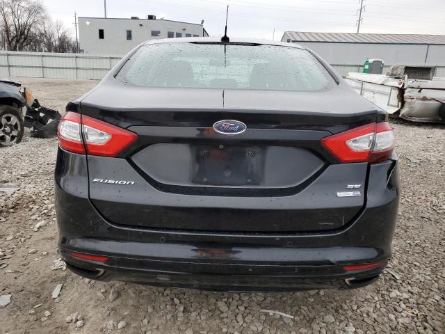 3FA6P0T9XGR127810 - 2016 FORD FUSION SE BLACK photo 6