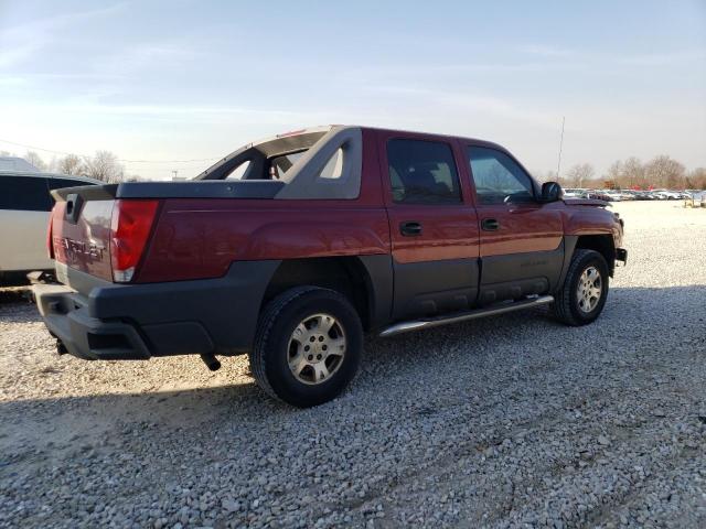 3GNEC12Z65G173479 - 2005 CHEVROLET AVALANCHE C1500 BURGUNDY photo 3