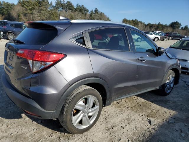 3CZRU6H54LM706138 - 2020 HONDA HR-V EX GRAY photo 3