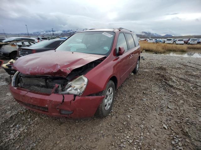 KNDMG4C33A6332989 - 2010 KIA SEDONA LX RED photo 1