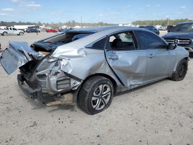 19XFC2E52JE026058 - 2018 HONDA CIVIC LX SILVER photo 3