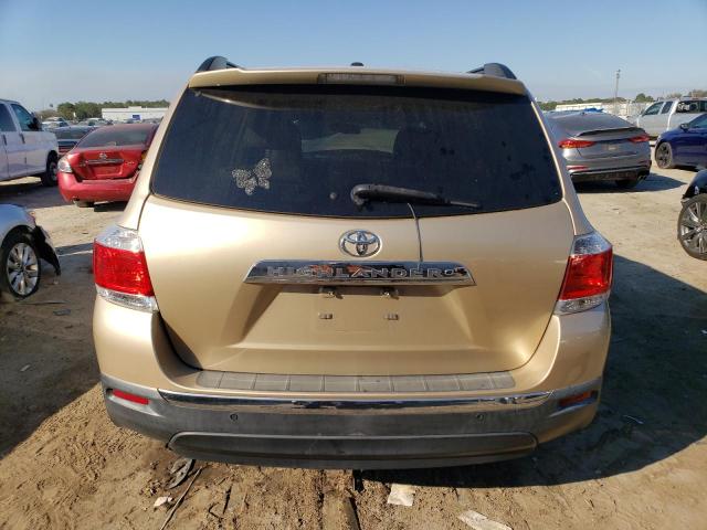 5TDZK3EHXBS027014 - 2011 TOYOTA HIGHLANDER BASE BEIGE photo 6