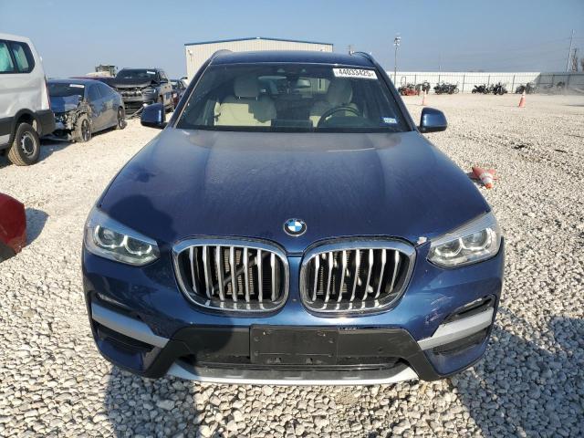 5UXTS1C03M9F52488 - 2021 BMW X3 XDRIVE30E BLUE photo 5