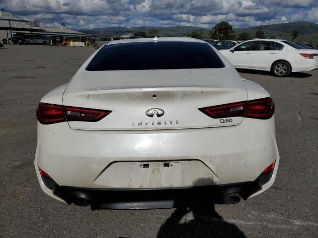 JN1EV7EK4JM340579 - 2018 INFINITI Q60 LUXE 300 WHITE photo 6