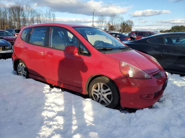JHMGD38677S023995 - 2007 HONDA FIT S 红色 照片 4