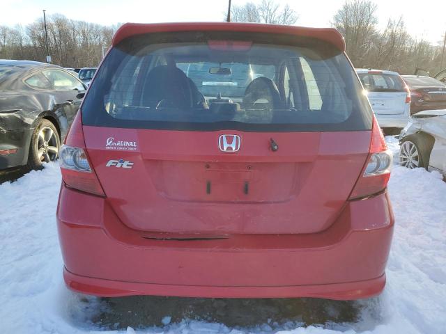 JHMGD38677S023995 - 2007 HONDA FIT S 红色 照片 6