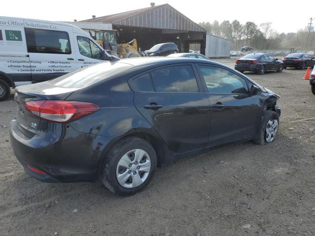 3KPFK4A78JE240686 - 2018 KIA FORTE LX BLACK photo 3