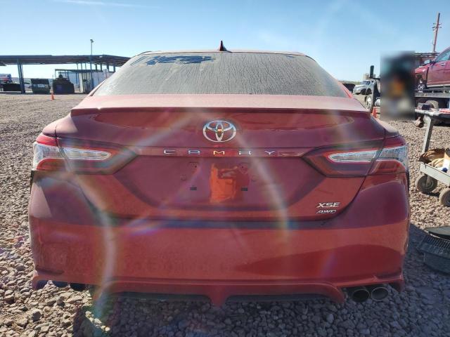 4T1K61BK7LU007032 - 2020 TOYOTA CAMRY XSE RED photo 6