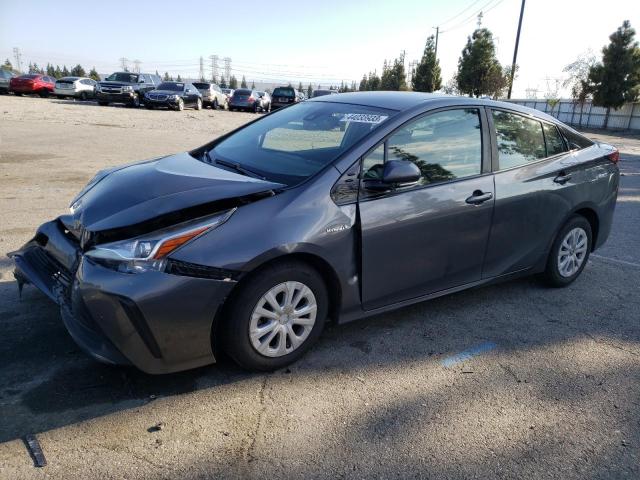 JTDKARFU4L3107494 - 2020 TOYOTA PRIUS L CHARCOAL photo 1