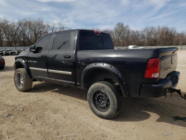 1D7RV1CT4BS620190 - 2011 DODGE RAM 1500 BLACK photo 2