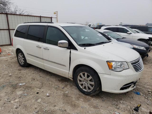 2C4RC1CG1CR133695 - 2012 CHRYSLER TOWN & COU TOURING L WHITE photo 4