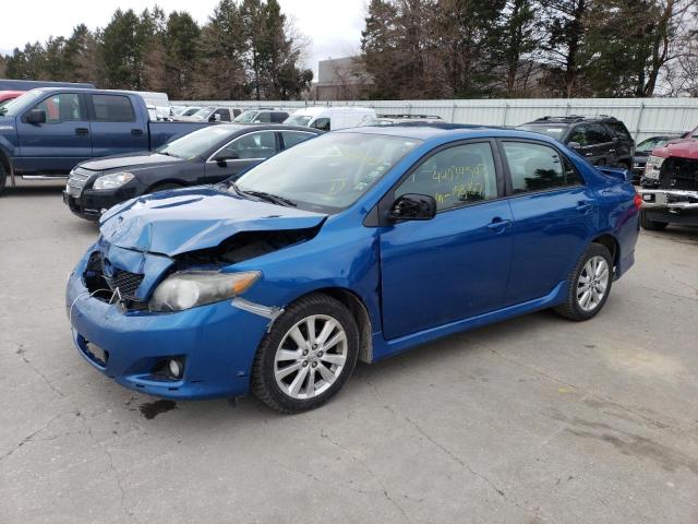 1NXBU40E49Z014257 - 2009 TOYOTA COROLLA BASE BLUE photo 1