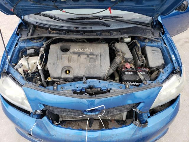 1NXBU40E49Z014257 - 2009 TOYOTA COROLLA BASE BLUE photo 11