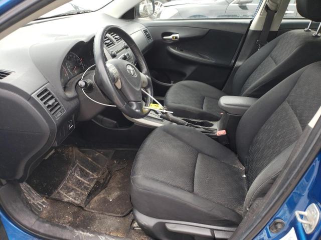1NXBU40E49Z014257 - 2009 TOYOTA COROLLA BASE BLUE photo 7