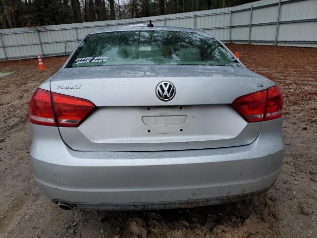 1VWBH7A3XCC081057 - 2012 VOLKSWAGEN PASSAT SE SILVER photo 6