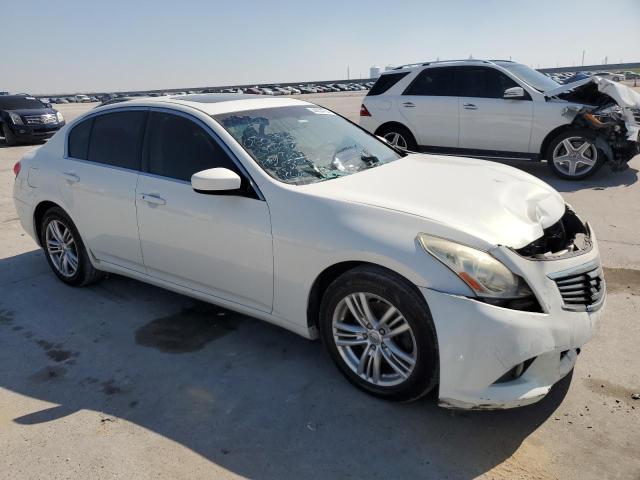 JN1CV6AR2DM356627 - 2013 INFINITI G37 WHITE photo 4