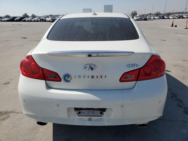 JN1CV6AR2DM356627 - 2013 INFINITI G37 WHITE photo 6