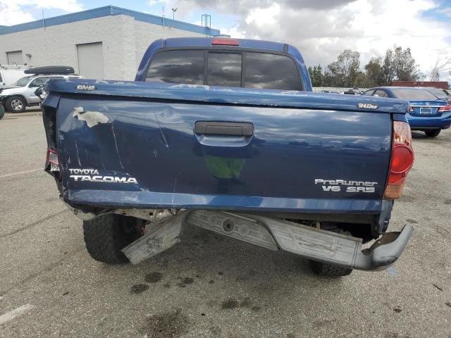 5TEJU62N86Z230611 - 2006 TOYOTA TACOMA DOUBLE CAB PRERUNNER BLUE photo 6