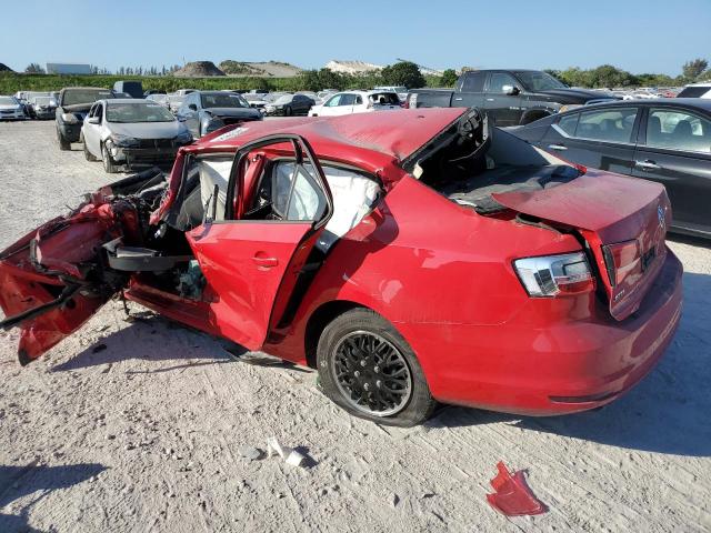 3VW2K7AJ9FM322495 - 2015 VOLKSWAGEN JETTA BASE RED photo 2