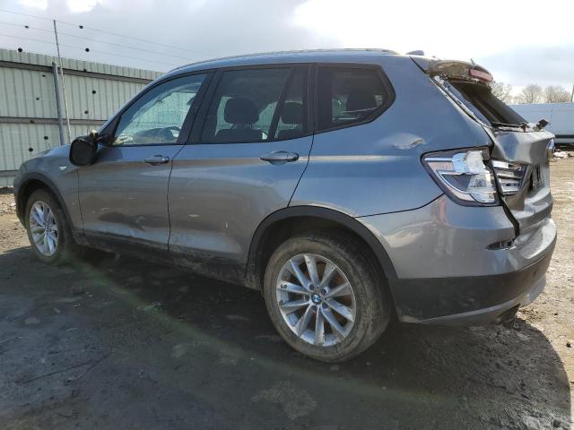 5UXWX5C50BL706931 - 2011 BMW X3 XDRIVE28I GRAY photo 2