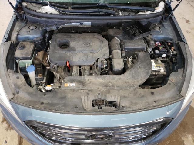 5NPE34AF4FH101108 - 2015 HYUNDAI SONATA SPORT BLUE photo 11