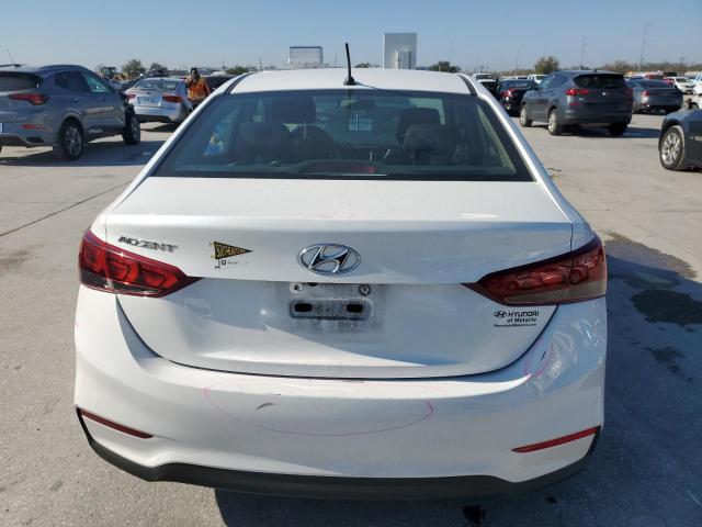 3KPC24A61ME136524 - 2021 HYUNDAI ACCENT SE WHITE photo 6