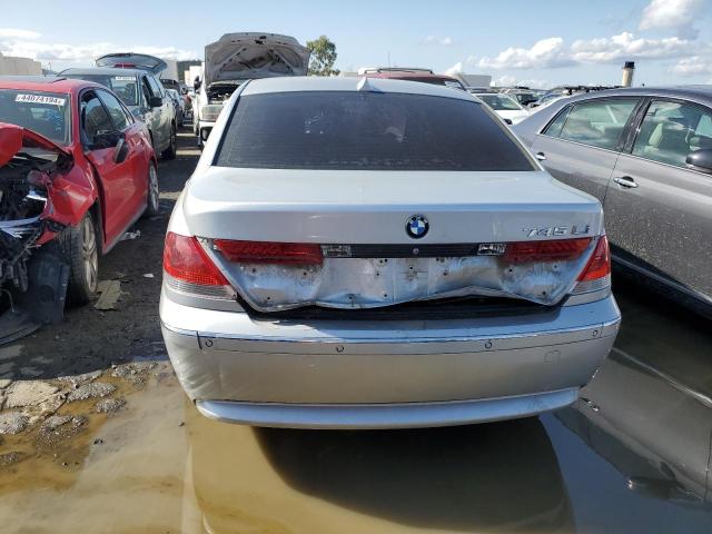 WBAGN63595DS57584 - 2005 BMW 745 LI SILVER photo 6