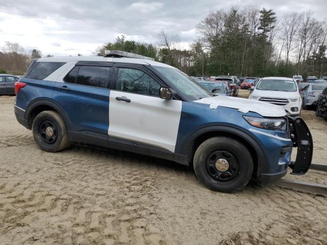 1FM5K8AB5LGA98030 - 2020 FORD EXPLORER POLICE INTERCEPTOR 双色 照片 4