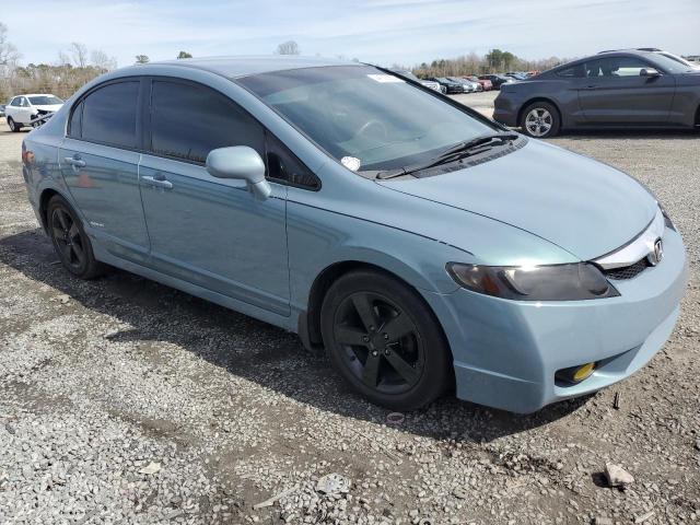 2HGFA1F59AH319850 - 2010 HONDA CIVIC LX TURQUOISE photo 4