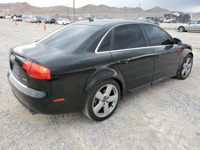 WAUAF78E78A160598 - 2008 AUDI A4 2.0T BLACK photo 3