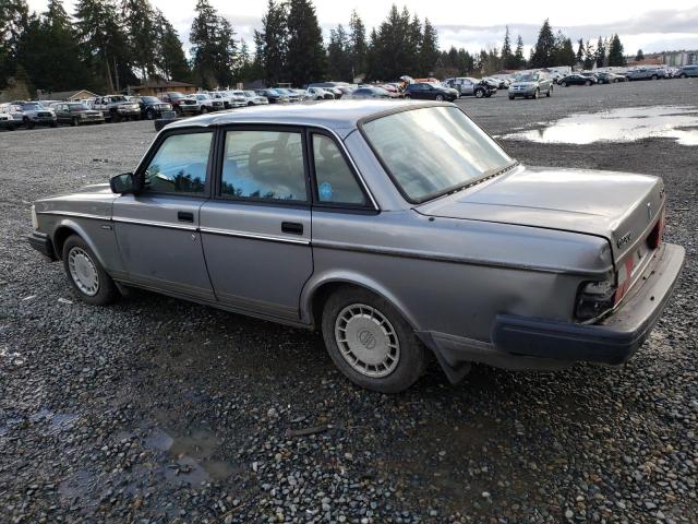 YV1AS8801N1458580 - 1992 VOLVO 240 BASE GRAY photo 2