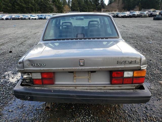 YV1AS8801N1458580 - 1992 VOLVO 240 BASE GRAY photo 6