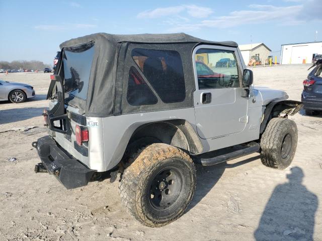 1J4FA39S74P769115 - 2004 JEEP WRANGLER X SILVER photo 3