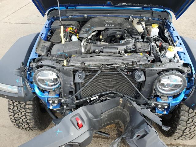 1C6JJTBG2ML581302 - 2021 JEEP GLADIATOR RUBICON BLUE photo 11