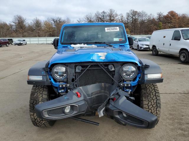 1C6JJTBG2ML581302 - 2021 JEEP GLADIATOR RUBICON BLUE photo 5