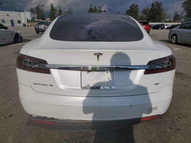 5YJSA1E13FF107647 - 2015 TESLA MODEL S თეთრი ფოტო 6