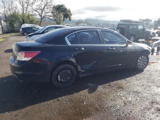 1HGCP26328A092306 - 2008 HONDA ACCORD LX BLACK photo 3